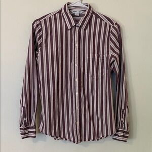 Old Navy Purple and White Striped Shirt